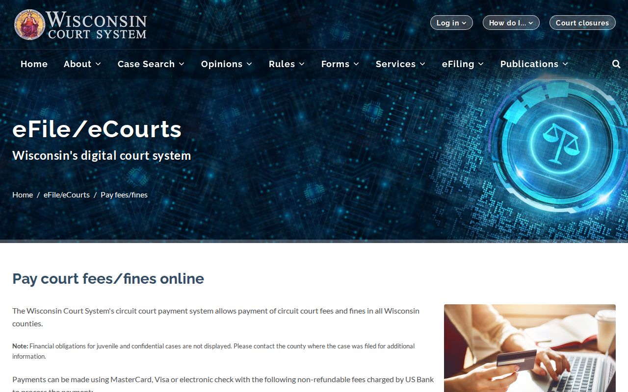 Green County traffic court online payment path